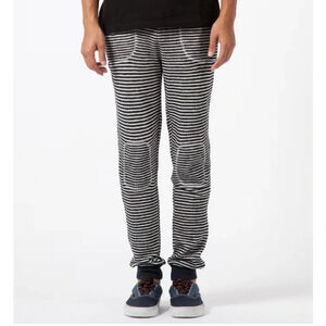 Band Of Outsiders Blue Loop Striped Sweatpants